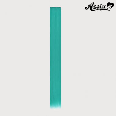 90cmウィッグパーツ　1本入り　ターコイズ　NHM-25