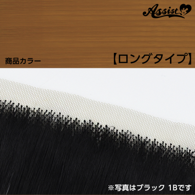 生え際パーツ　ロングタイプ　ブラウンシュガー　NBS-47