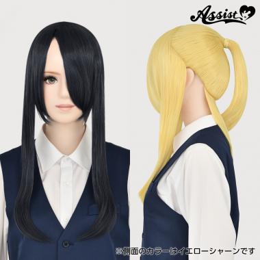 ポニーテールウィッグ スモークブラック NSBK-106