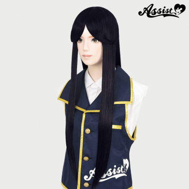 ロング　つむじ*型　ブラックパープル　NPABD-8