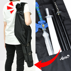 ★収納大革命★どんな大きさ、形でも!『万能長物用収納バッグ』発売‼