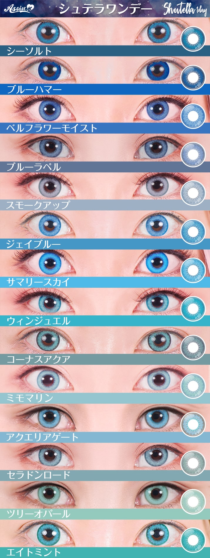 shutella 1Dayの比較