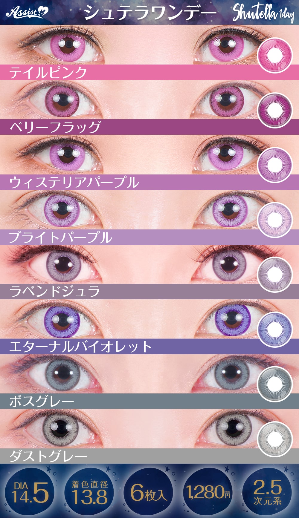 shutella 1Dayの比較