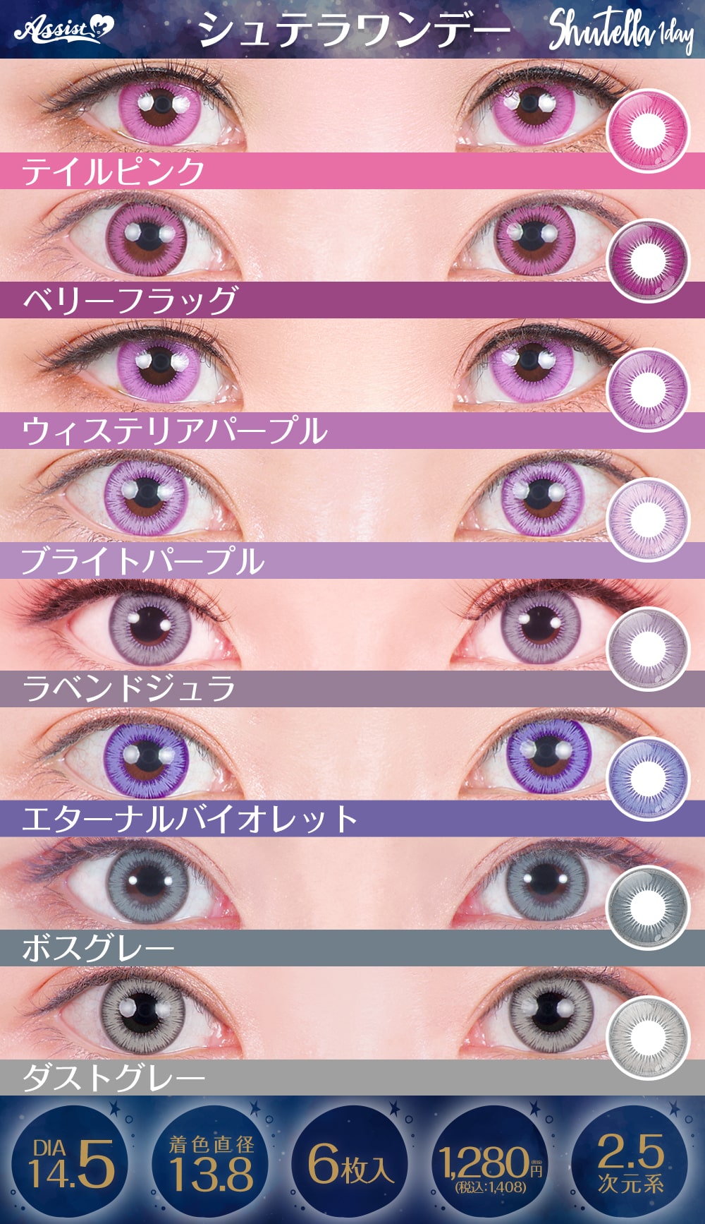 shutella 1Dayの比較
