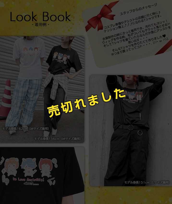Tシャツ着用例