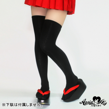足袋ニーハイソックス ブラック
