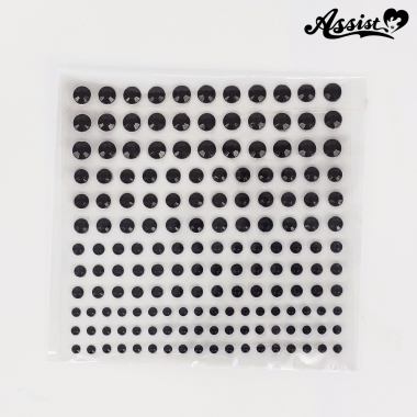 貼るピアス 1シート ブラック