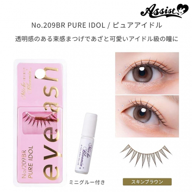 ミッシュブルーミン　アイラッシュ　No.209　ピュアアイドル　スキンブラウン