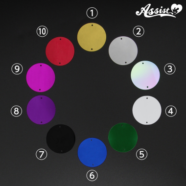 【在庫限り】スパンコール　円型　3cm　10個