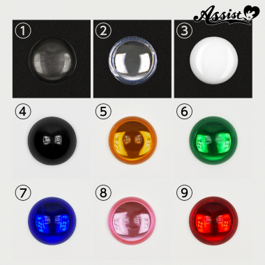 クリスタルパーツ　円型　3cm　1個　タイプA