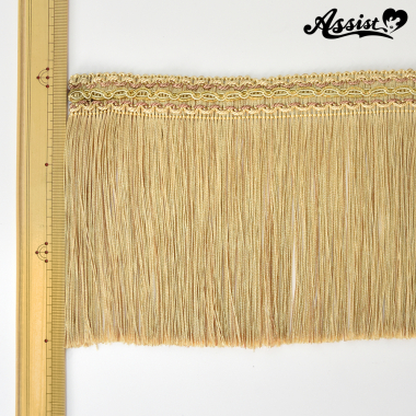 フリンジ タイプD ミックスゴールド 15cm巾×1M