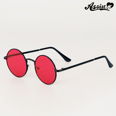 カラーサングラス　レッド