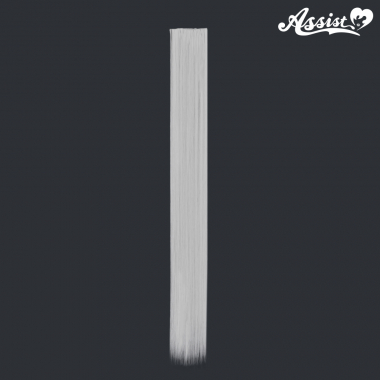 90cmウィッグパーツ 1本入り ホワイトシルバー 60