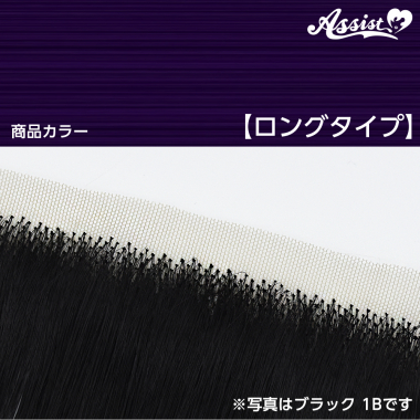 生え際パーツ　ロングタイプ　ビオラパープル　NVP-197