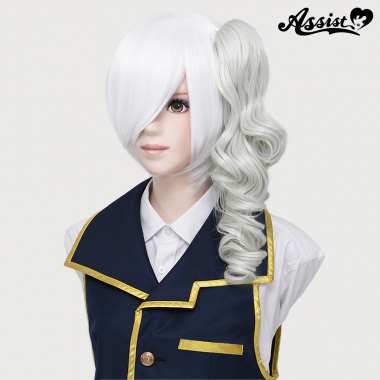 40cmカールバンス ホワイトシルバー 60