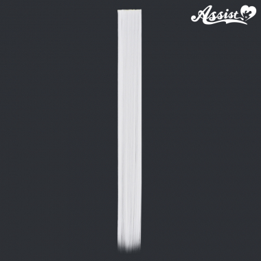 120cmウィッグパーツ　1本入り　ホワイト　600