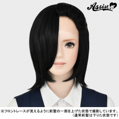 フロントレースショート ブラック 1B