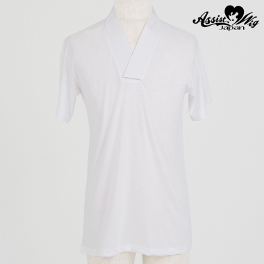 半衿Tシャツ(半袖) ホワイト