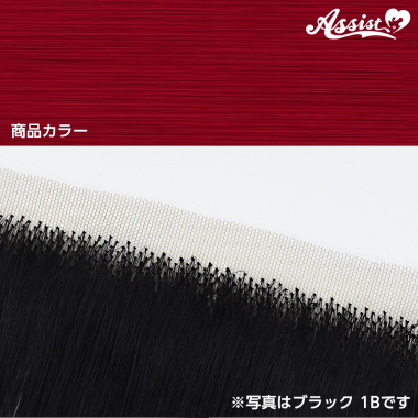 生え際パーツ　レッドオレンジ　NOR-33