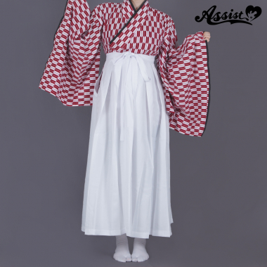 カラー袴 (女性仕様) ホワイト