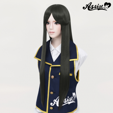 ロング　つむじ*型　チャコールグレー　NCGRY-161