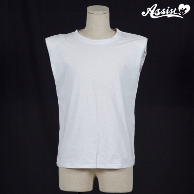 肩パッド付きインナー　ホワイト