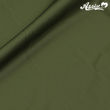 アシストサテン生地 125cm巾×50cm グリーン系 No.65