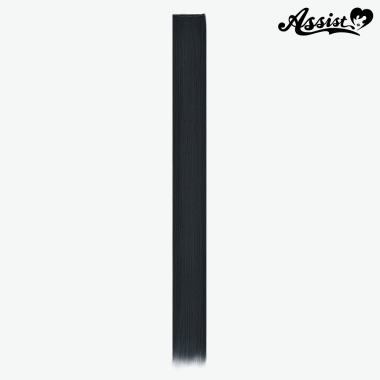 120cmウィッグパーツ　1本入り　スモークブラック　NSBK-106