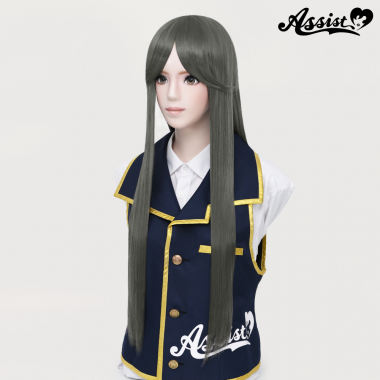 ロング　つむじ*型　スチールグレー　NSGRY-164