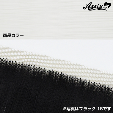 生え際パーツ ホワイトシルバー 60