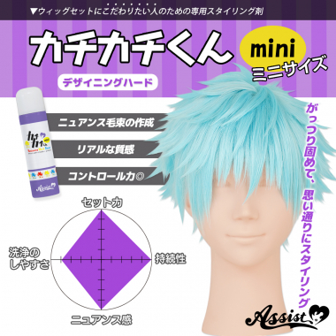 カチカチくん　ウィッグ専用デザイニングハードスプレー　ミニサイズ
