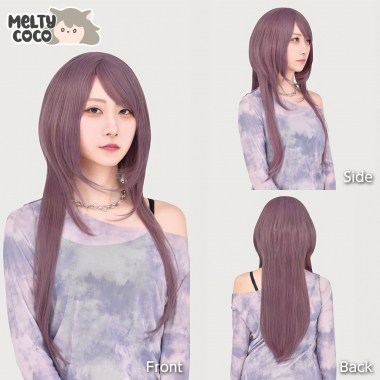 くらげヘアロング　メルティアッシュピンク