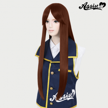 ロング　つむじ*型　マロンブラウン　NMRB-97