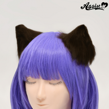 形が変わる獣耳 2個入り ブラウン