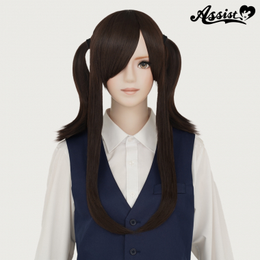 ツインテールウィッグ　ファニーブラウン　NFBR-174