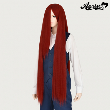 スーパーロング　ワッフル加工風　レッドオレンジ　NOR-33