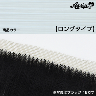 生え際パーツ ロングタイプ アクアマリン NUUA-1