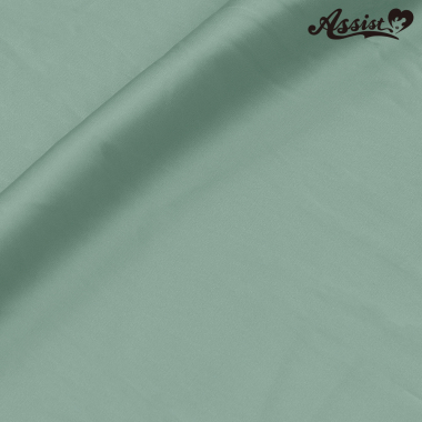 アシストサテン生地 125cm巾×50cm グリーン系 No.61