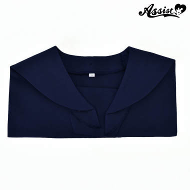 カスタムセーラー服 付け襟 ネイビー L