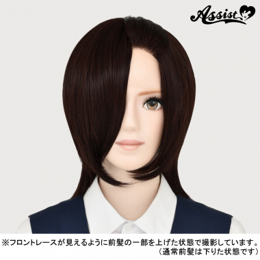 フロントレースショート レッドブラウン 2T33