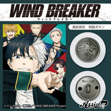WIND BREAKER 風鈴高校 ボタン 1個