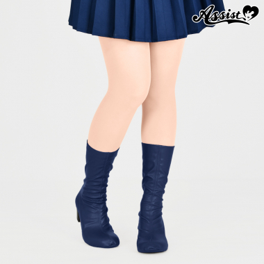 ブーツカバー　ショート　ネイビー