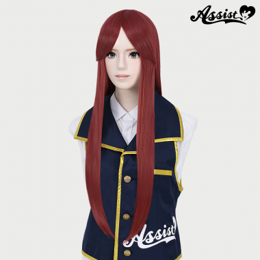 ロング　つむじ*型　アサイーレッド　NAR-120