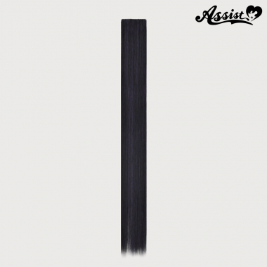 90cmウィッグパーツ 1本入り ブラックパープル NPABD-8