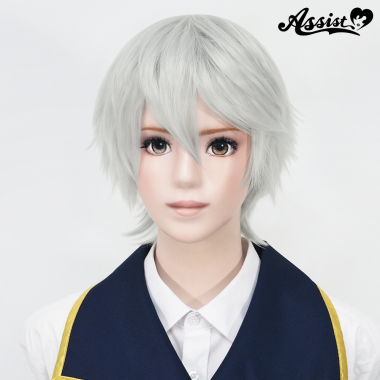 ショートレイヤー ホワイトシルバー 60