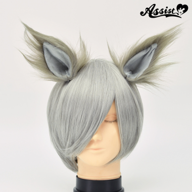 【在庫限り】獣耳 2個入り タイプ2 グレー