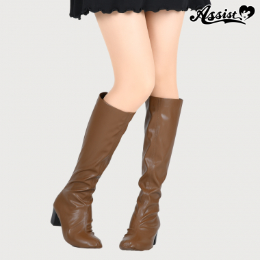 ブーツカバー　ダークブラウン