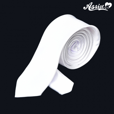 カラーネクタイ ホワイト