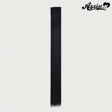 90cmウィッグパーツ　1本入り　ブラックブラウン　3