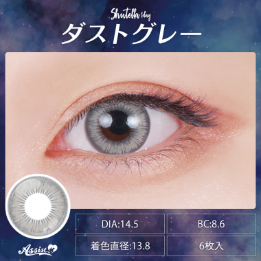 Assist ChouChou Shutella 1Day　ダストグレー